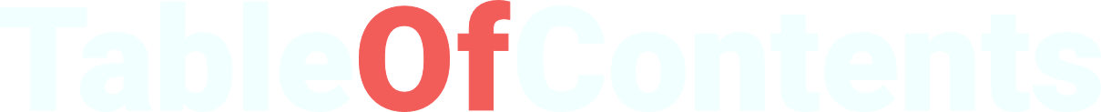 Logo Table Of Contents